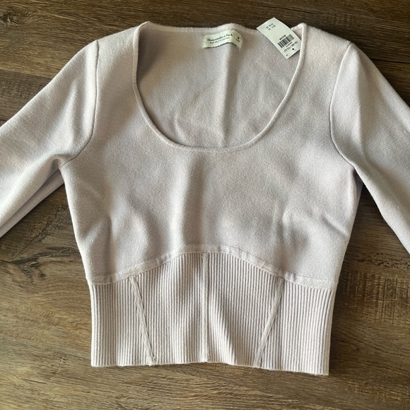 Abercrombie&Fitch long sleeve corset sweater - Picture 2 of 6